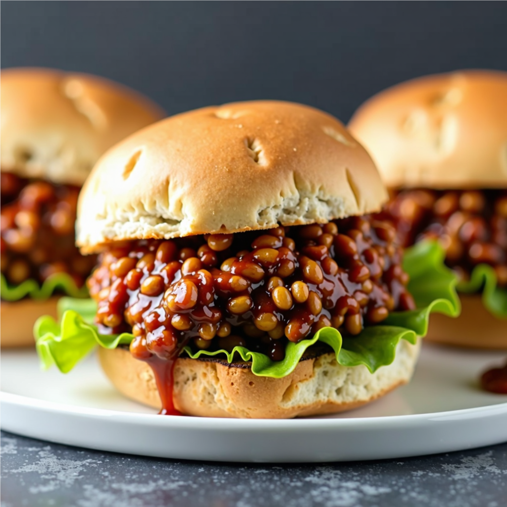 BBQ Lentil Sloppy Joe