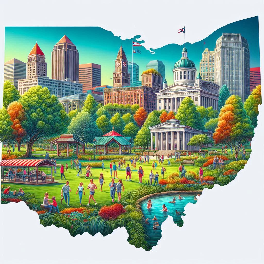 State of Ohio Illustration