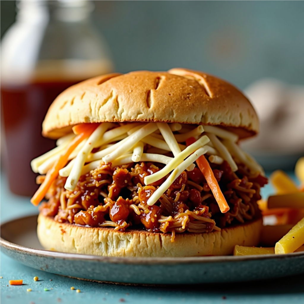 BBQ Jackfruit Sandwich
