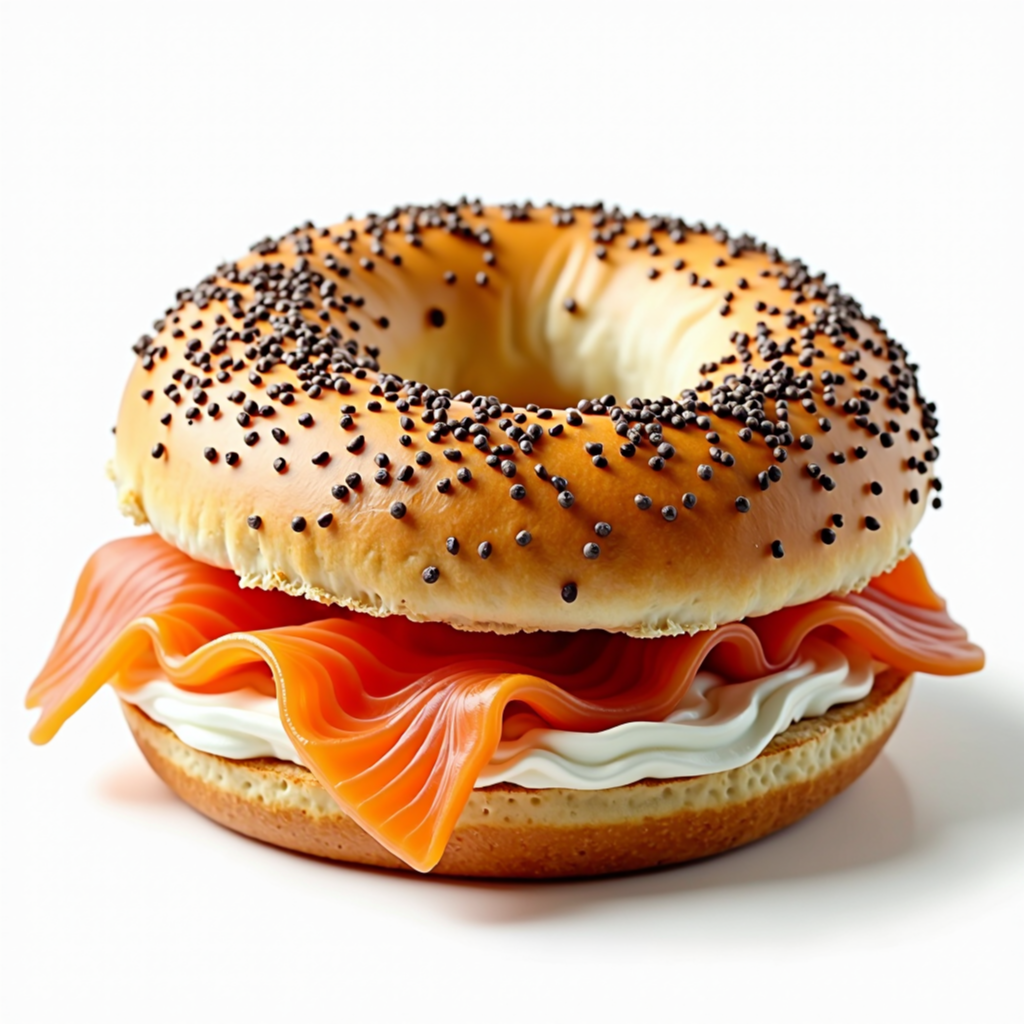 Bagel with Smoked Salmon and Cream Cheese