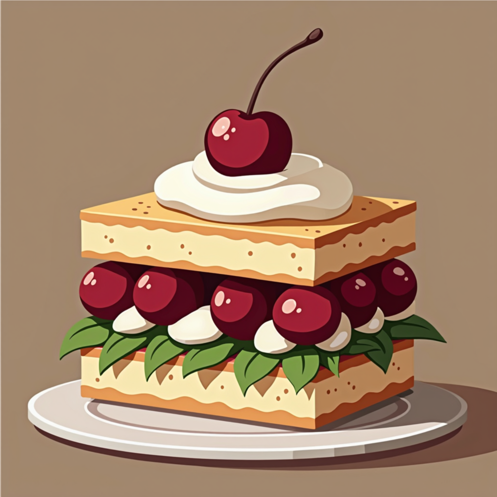 Dessert Sandwich Illustration