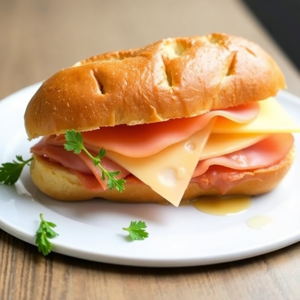French Ham and Cheese Sandwich French Ham and Cheese Sandwich