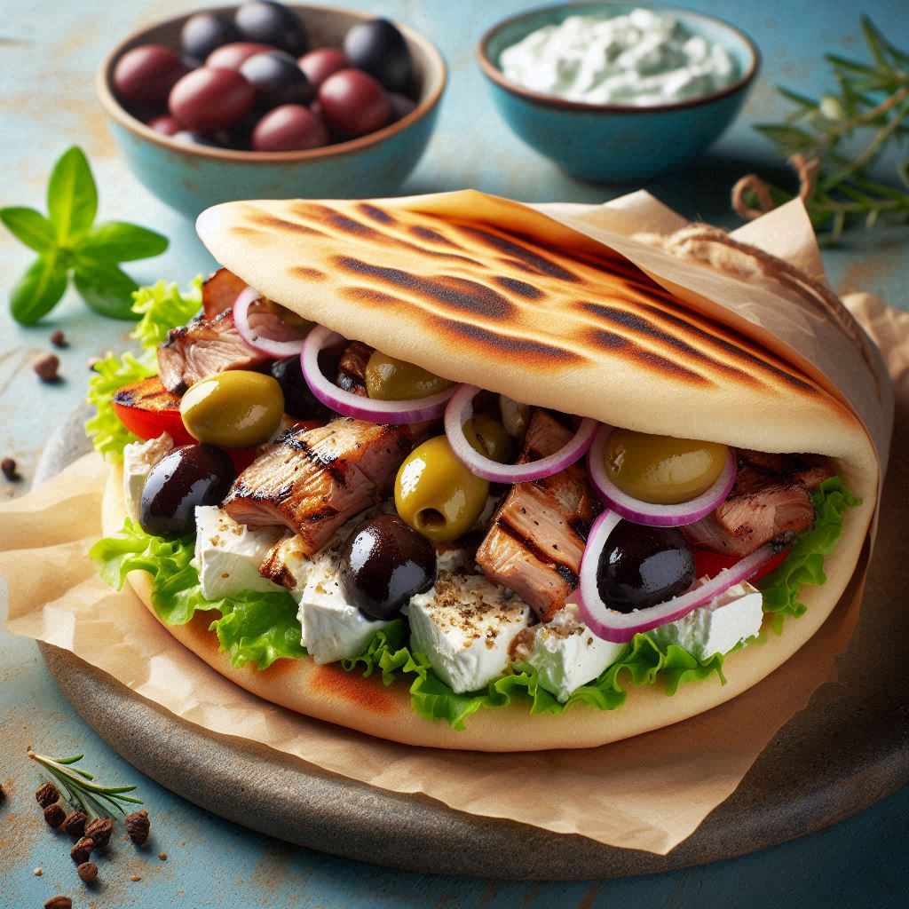 Greek Pita Sandwich