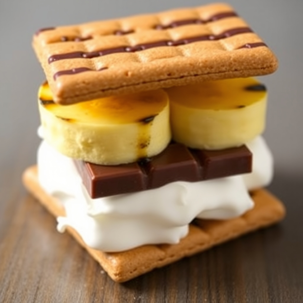 Grilled Banana Smore