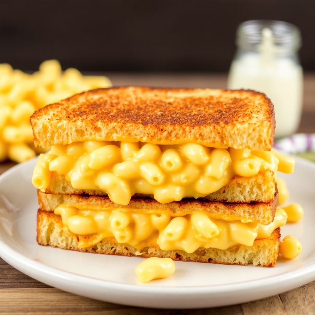 Mac n Cheese Grilled Cheese