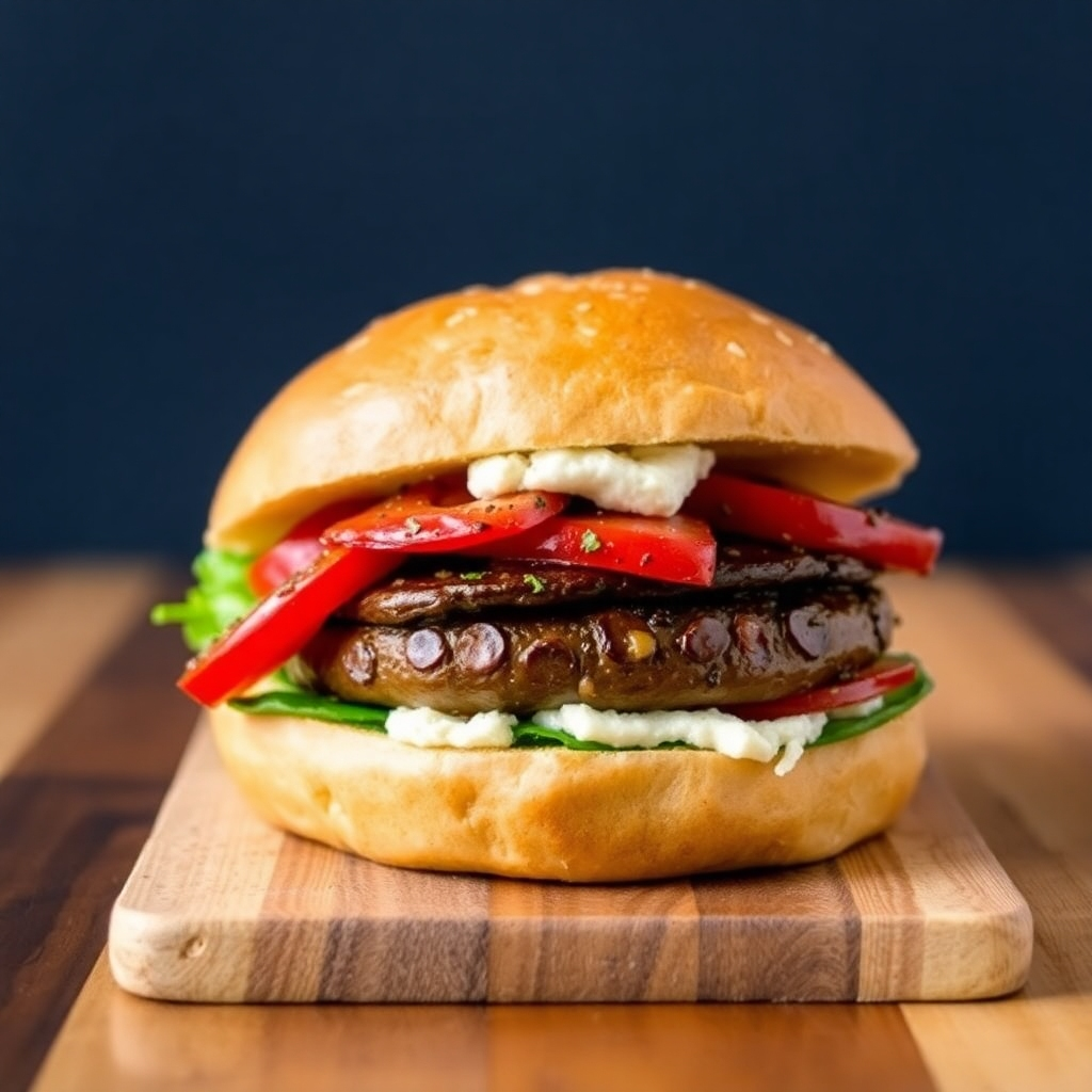 Portobello Mushroom Sandwich