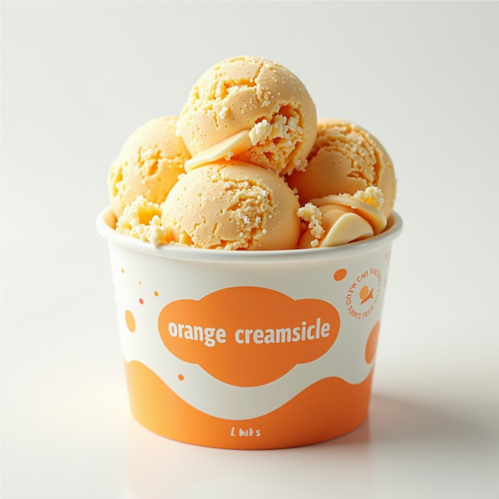 Orange Creamsicle Ice Cream