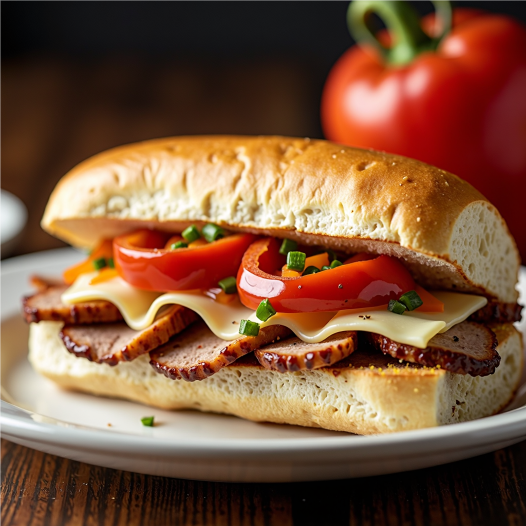 Philly-Style Duck Sandwich