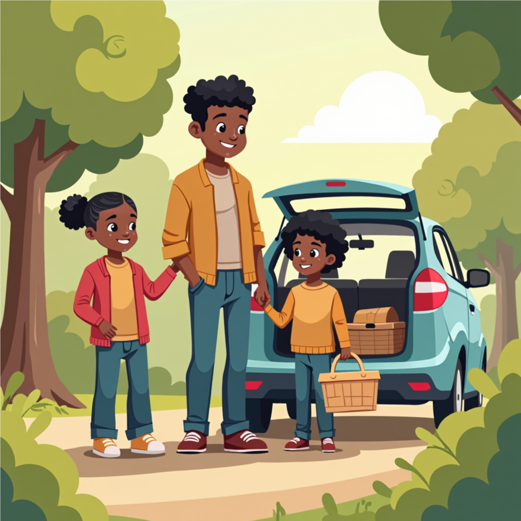 Family on a Road Trip