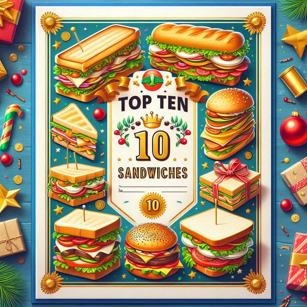 Top Ten Sandwiches Again Certificate