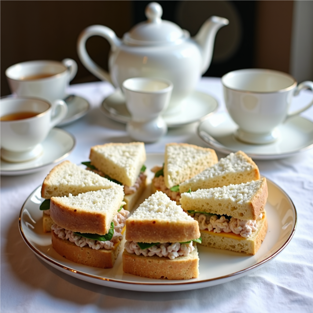 Tuna Salad Tea Sandwiches