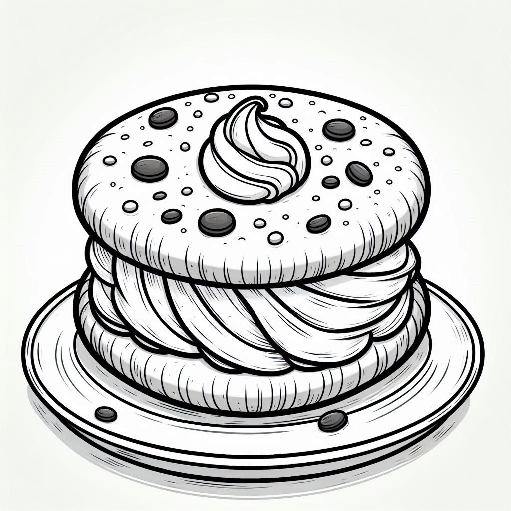 Coloring Book Cookie Sandwich